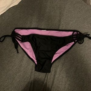 Size large bathing suit bottoms side tie